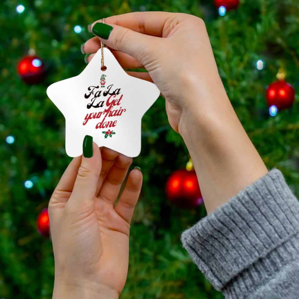 Hair Stylist Ornament Gift