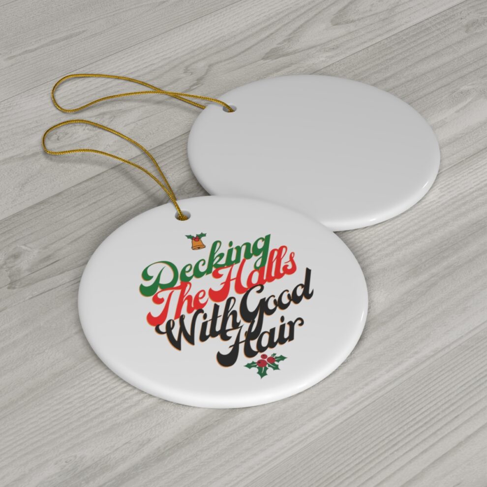 Hairstylist Christmas Ornament