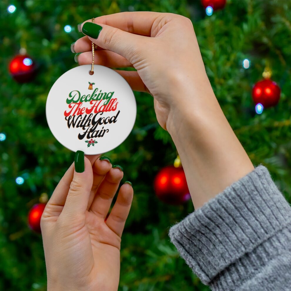 Hairstylist Christmas Ornament