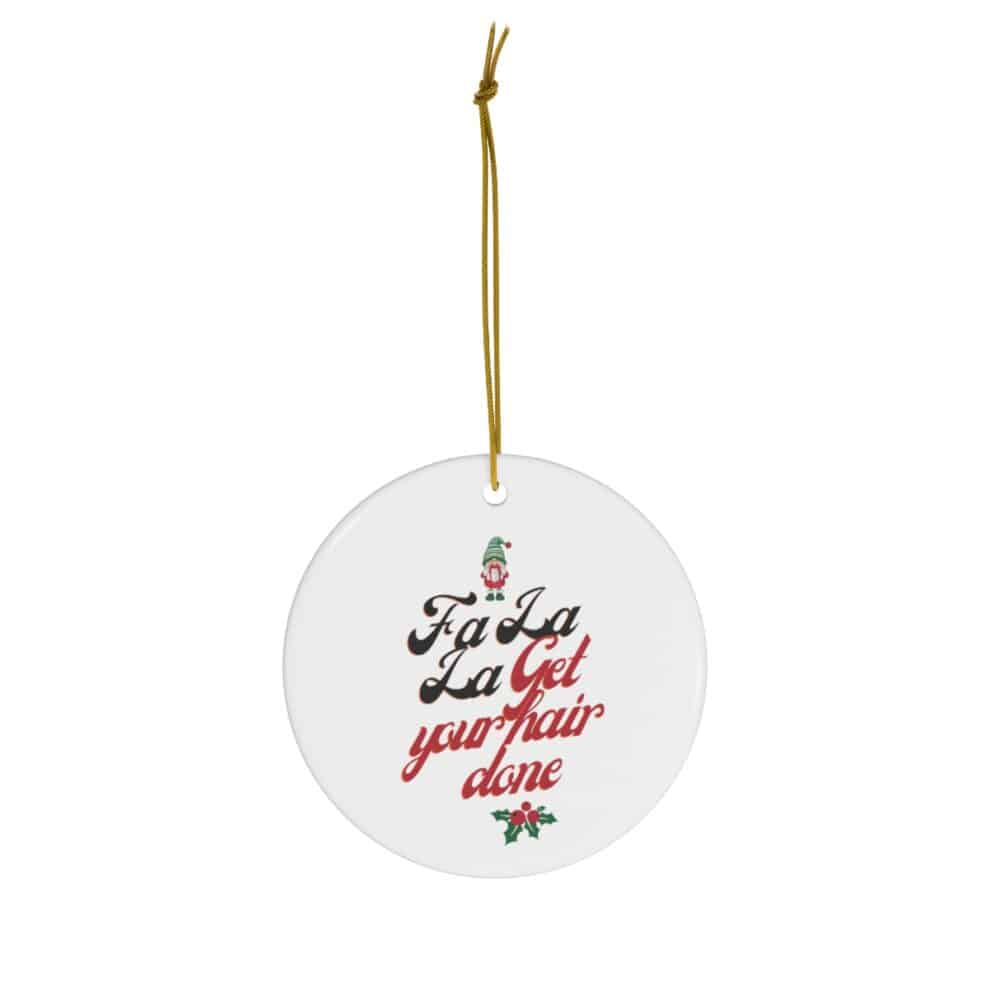 Hair Stylist Ornament Gift