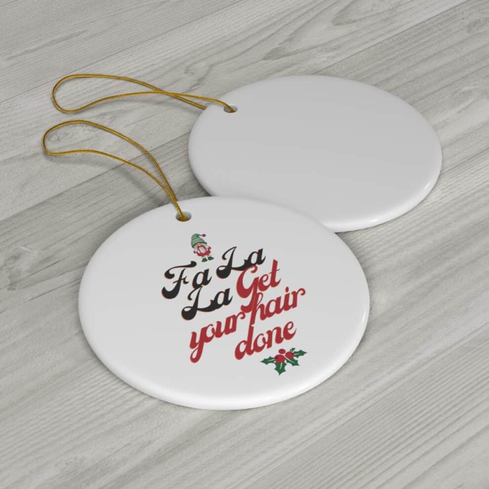 Hair Stylist Ornament Gift