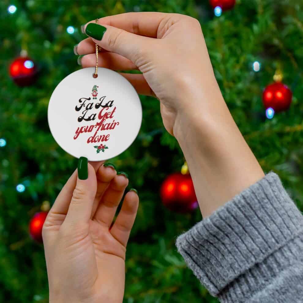 Hair Stylist Ornament Gift