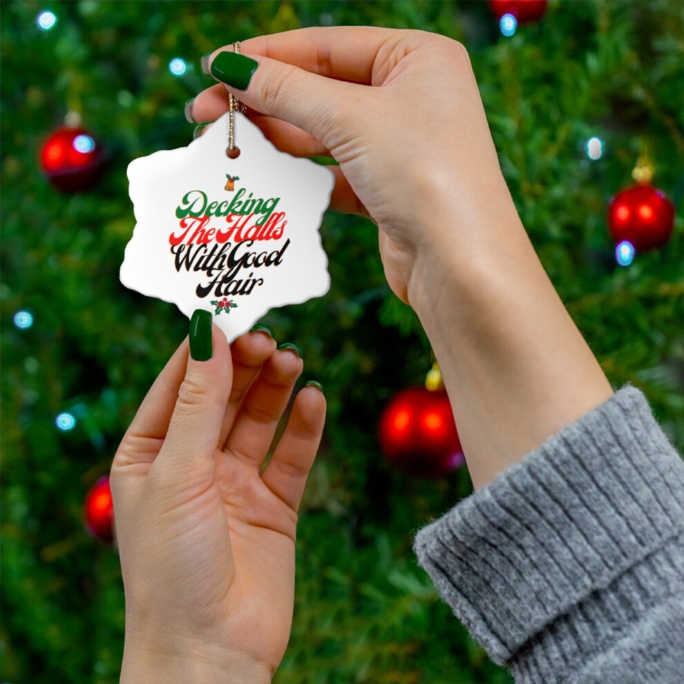 Hairstylist Christmas Ornament