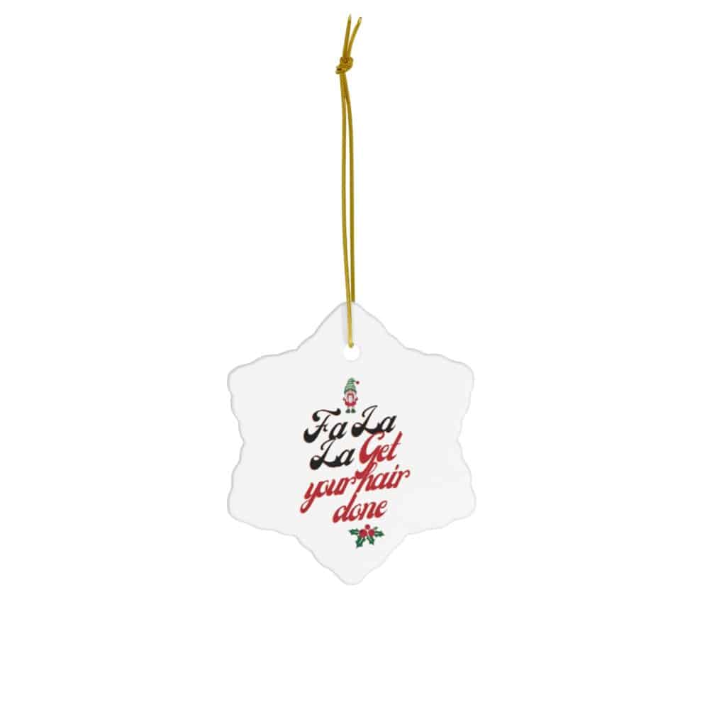 Hair Stylist Ornament Gift