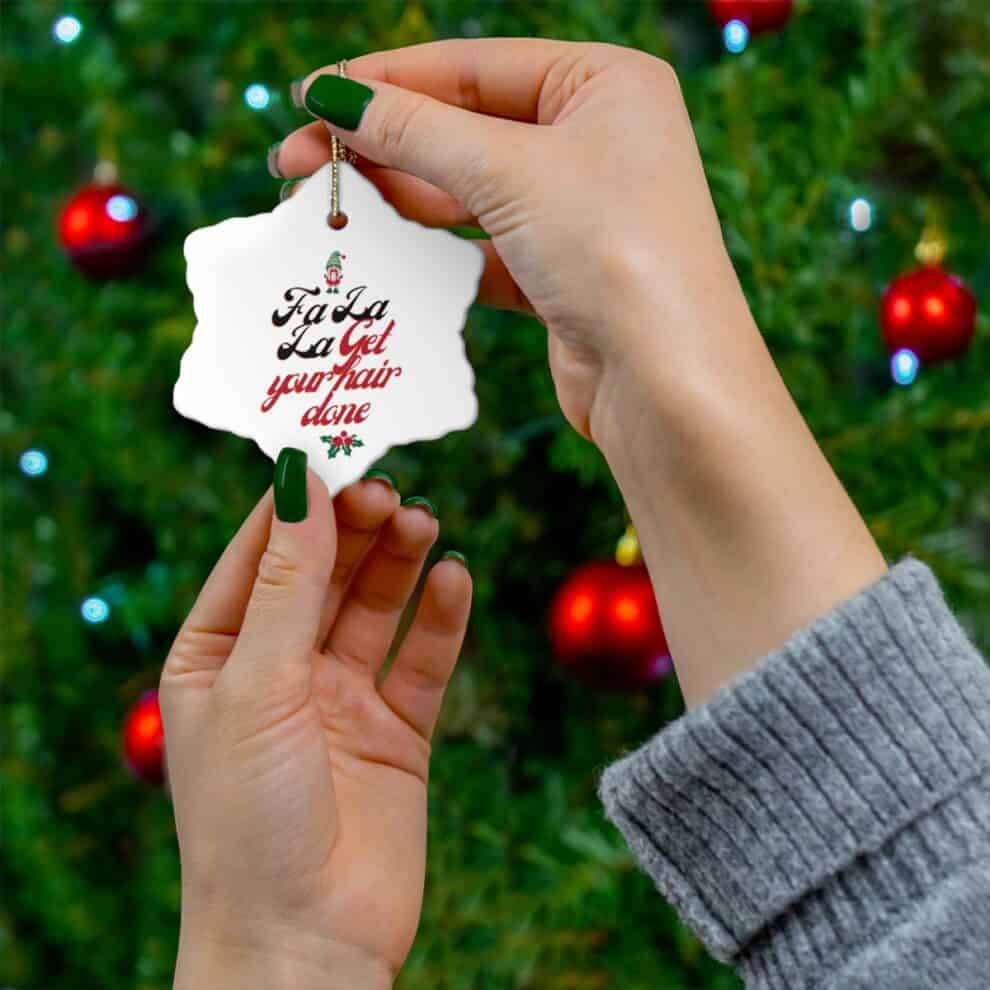 Hair Stylist Ornament Gift