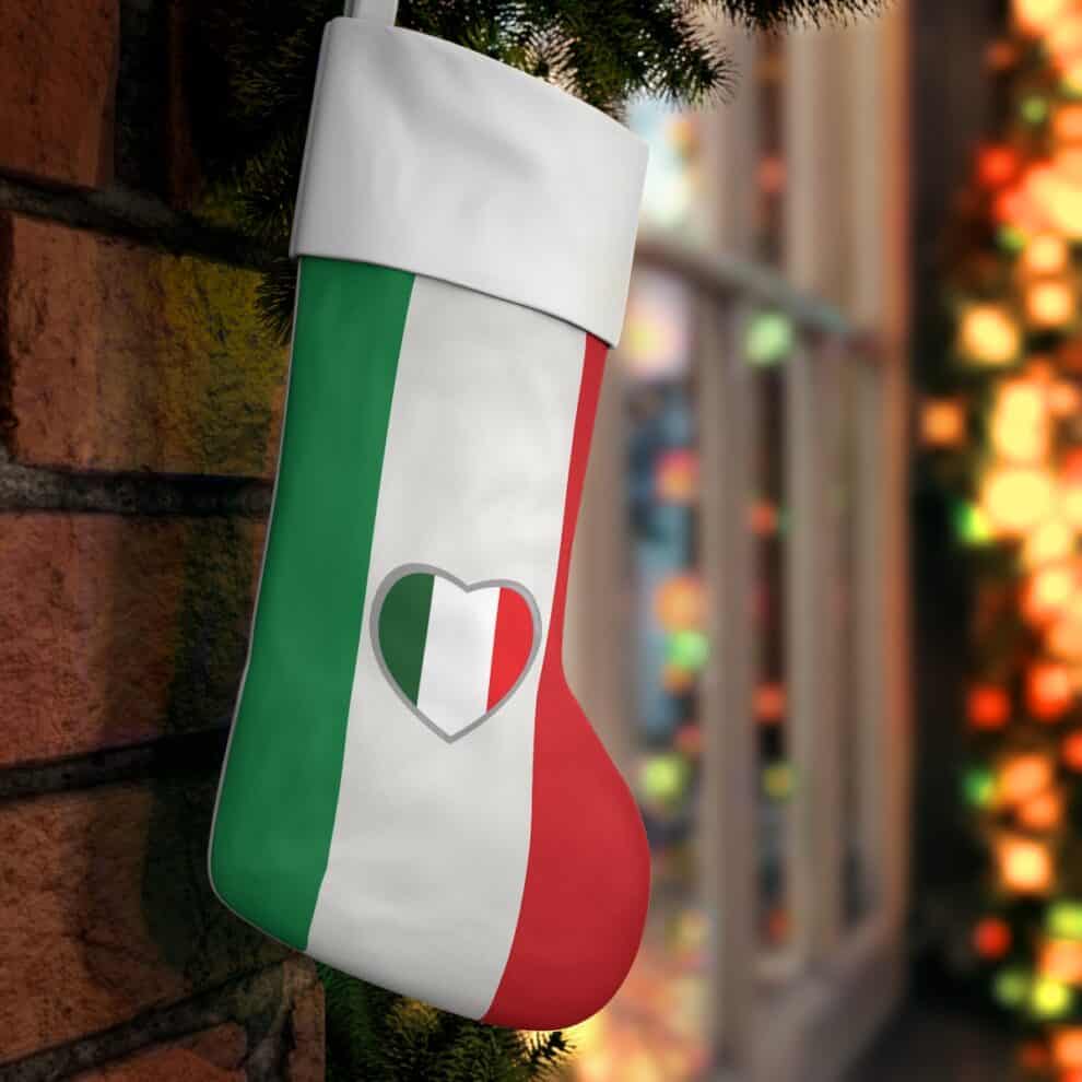 Italian Flag Stocking