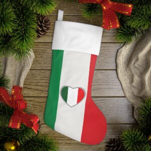 Italian Flag Stocking