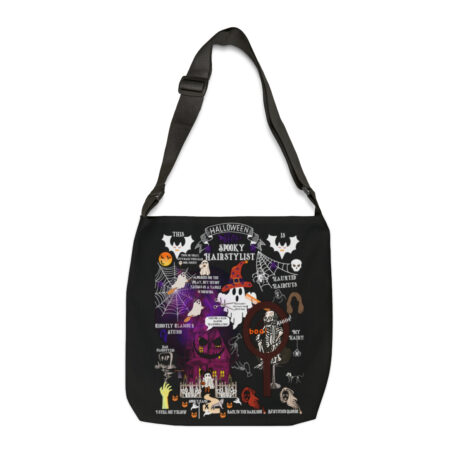 A black bag with a picture of joker and batman