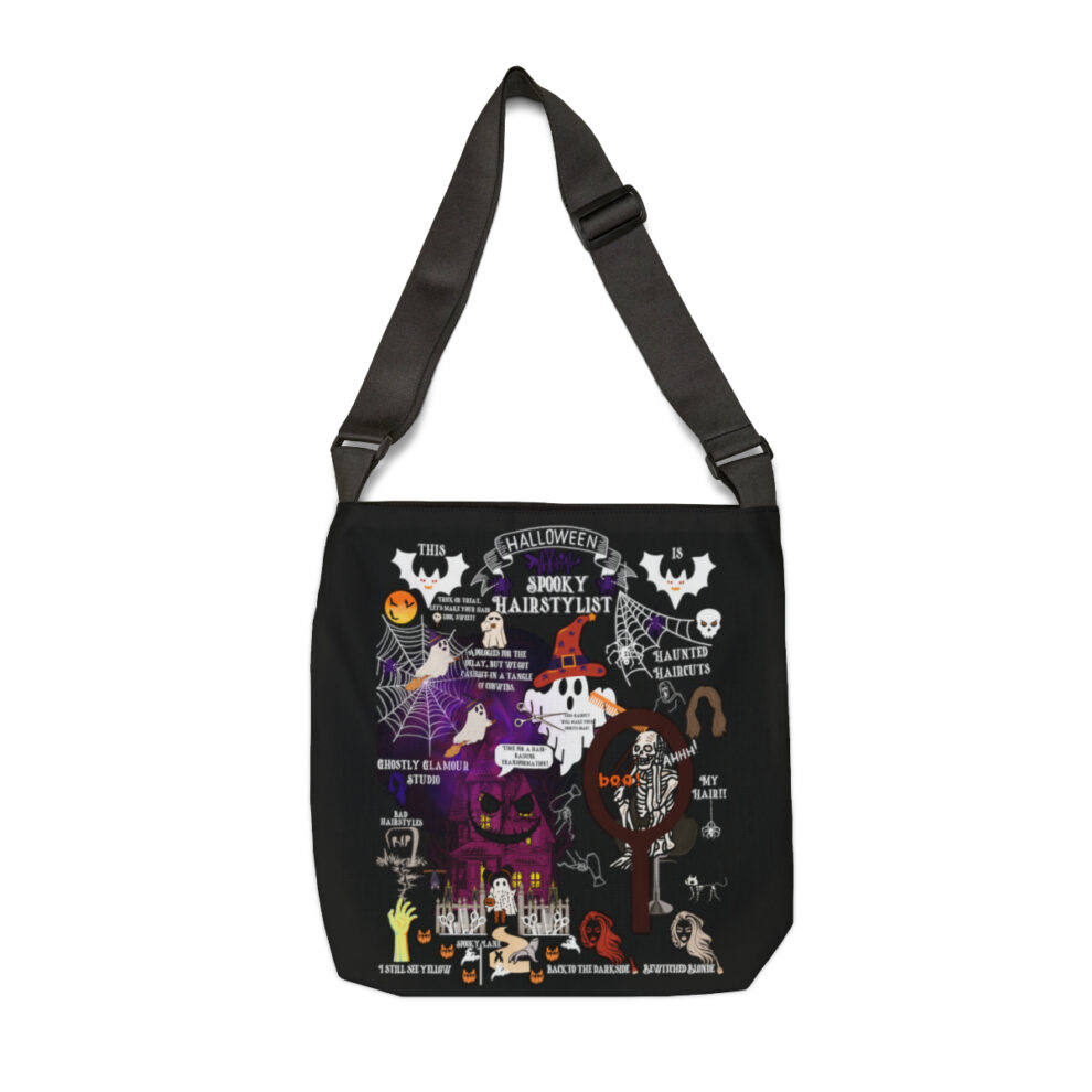 A black bag with a picture of joker and batman.