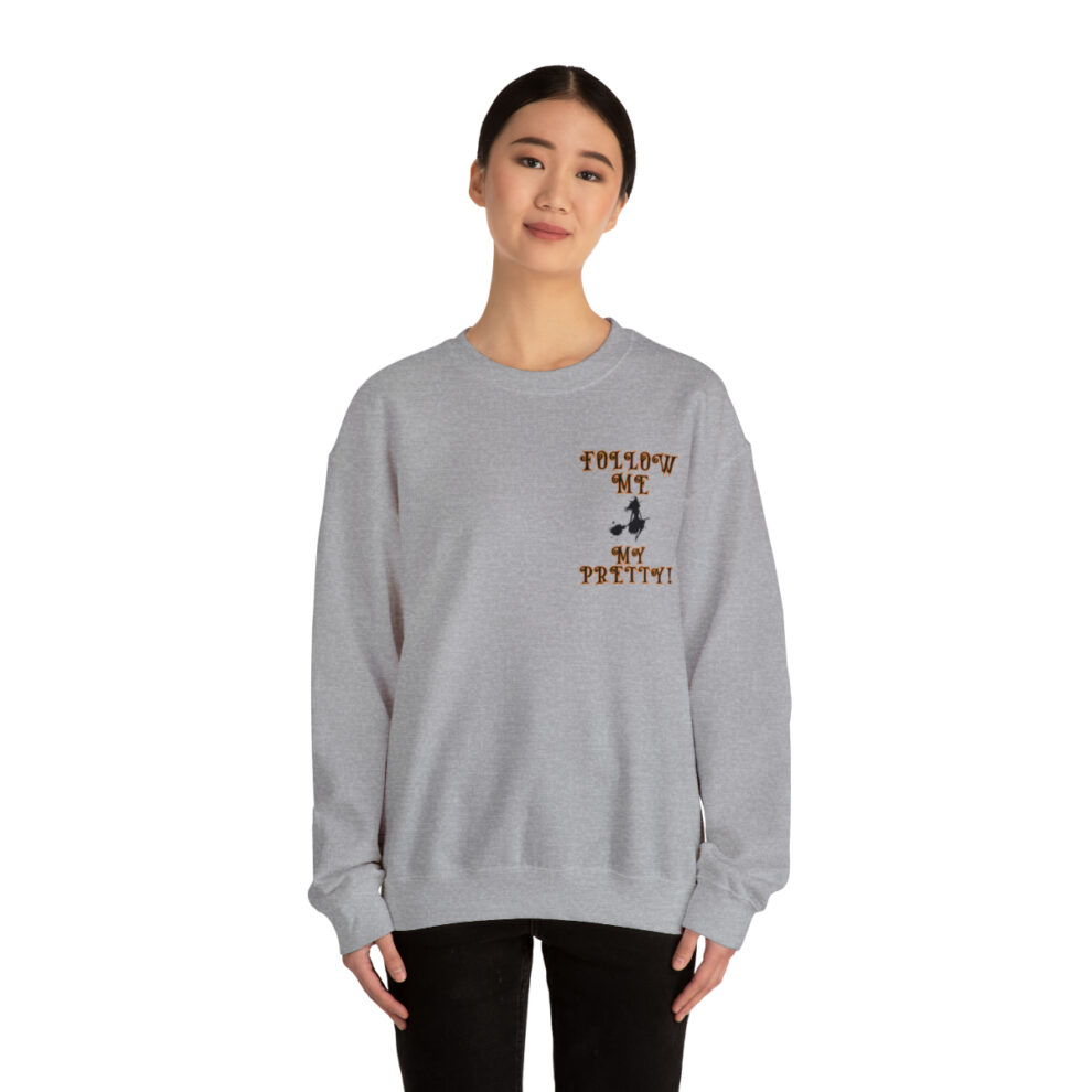 A woman wearing a sweatshirt with the words " fueled by passion ".