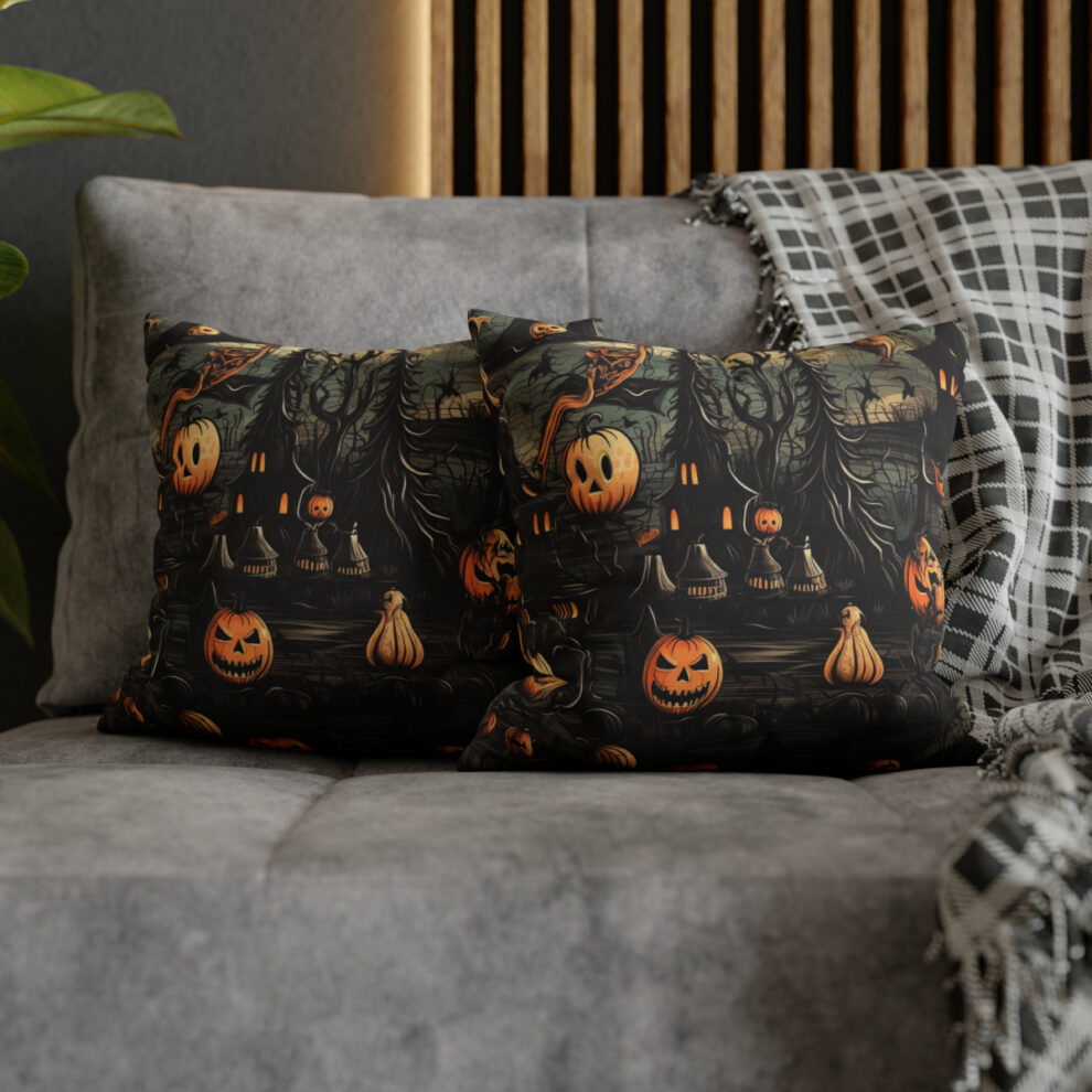 A couch with two pillows on it
