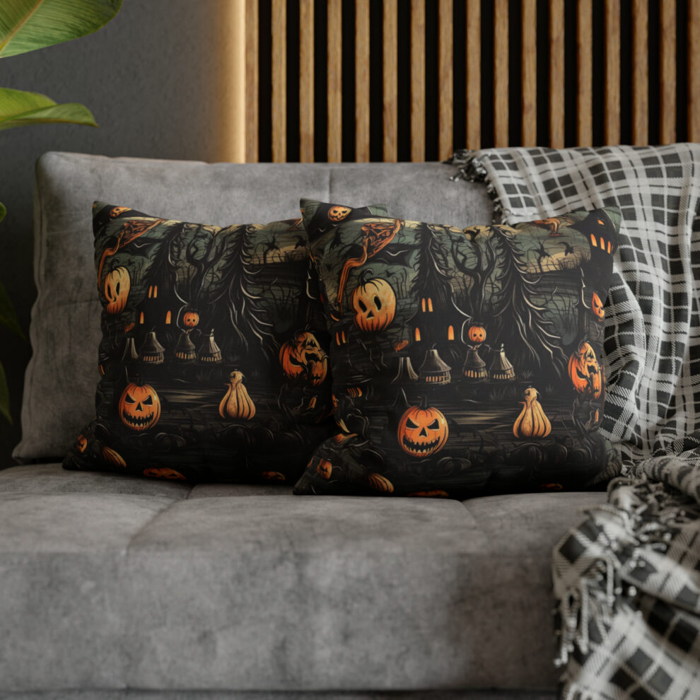 A couch with two pillows on it