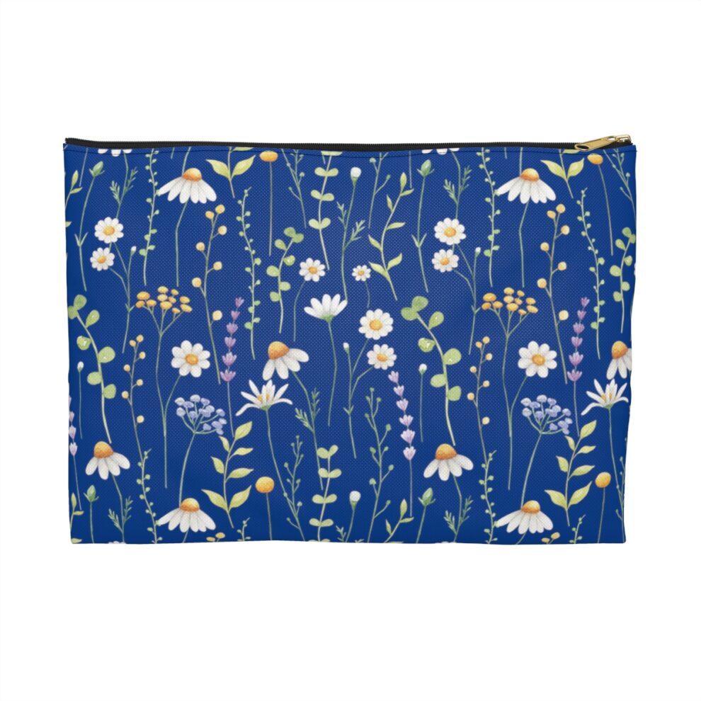 Daisy Floral Makeup Pouch