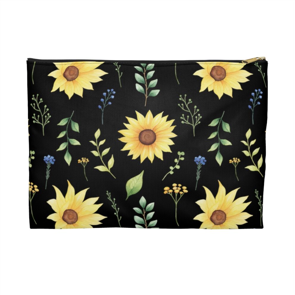 Sunflower Makeup Pouch