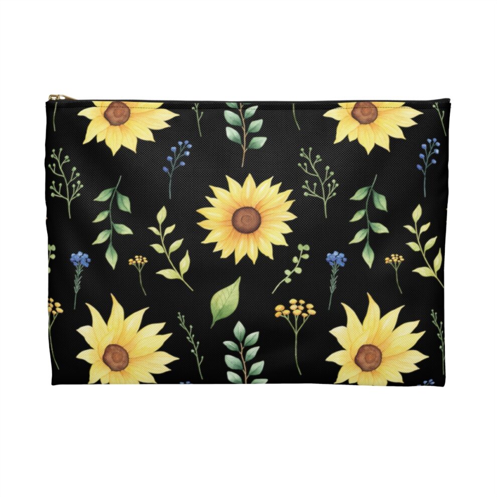 Sunflower Makeup Pouch