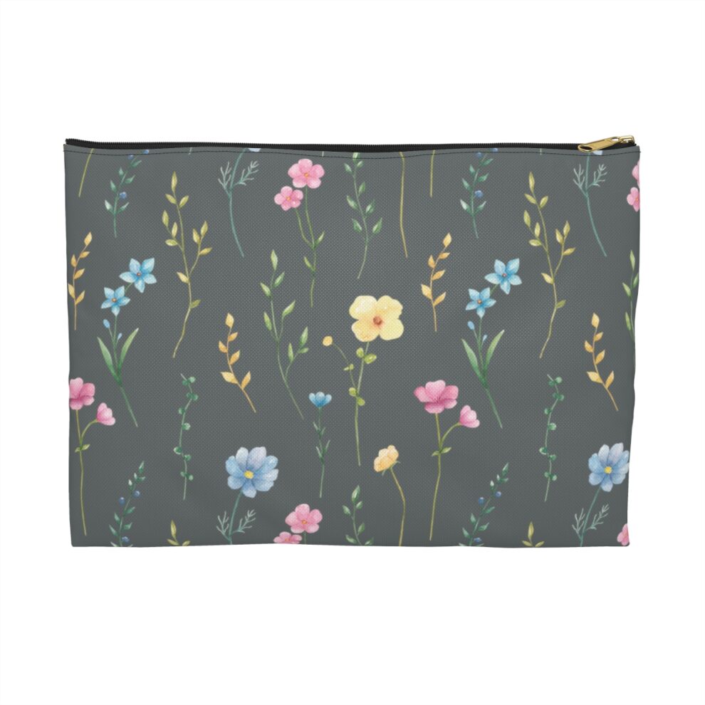 Vintage Floral Cosmetic Pouch