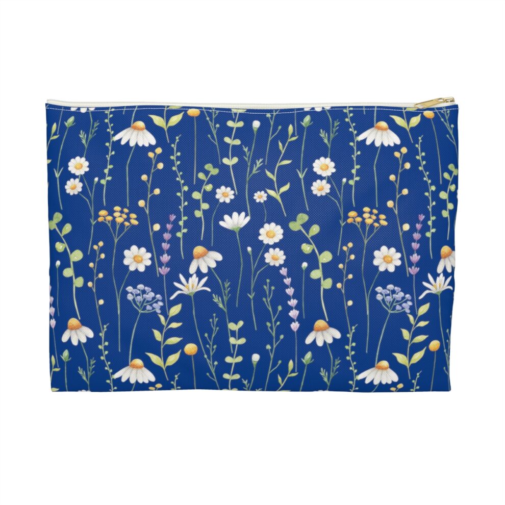 Daisy Floral Makeup Pouch