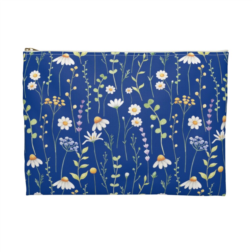 Daisy Floral Makeup Pouch