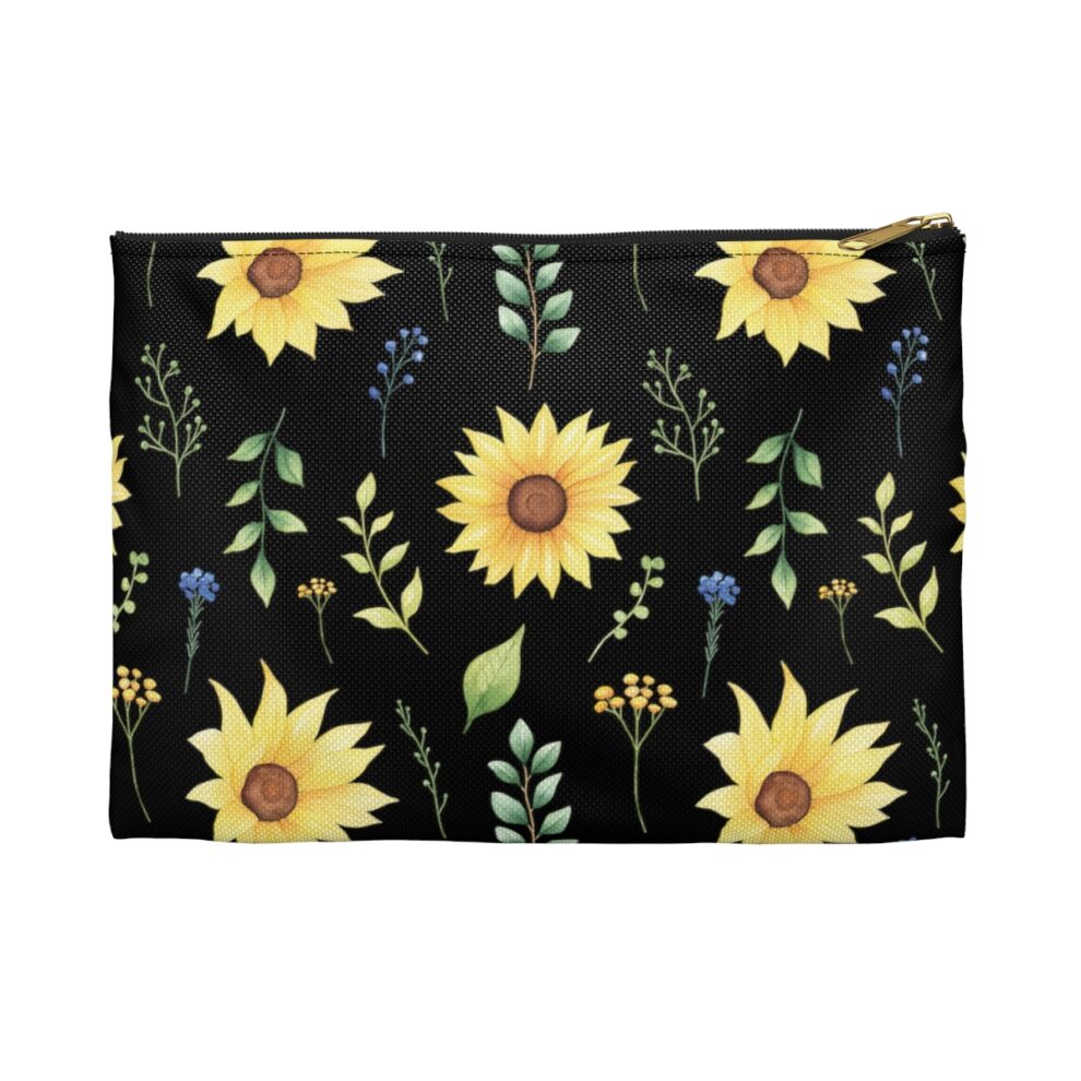 Sunflower Makeup Pouch