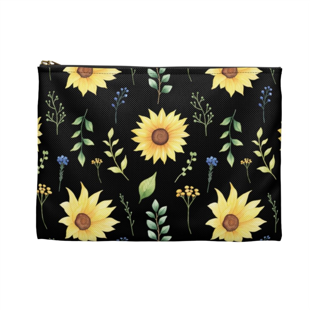Sunflower Makeup Pouch