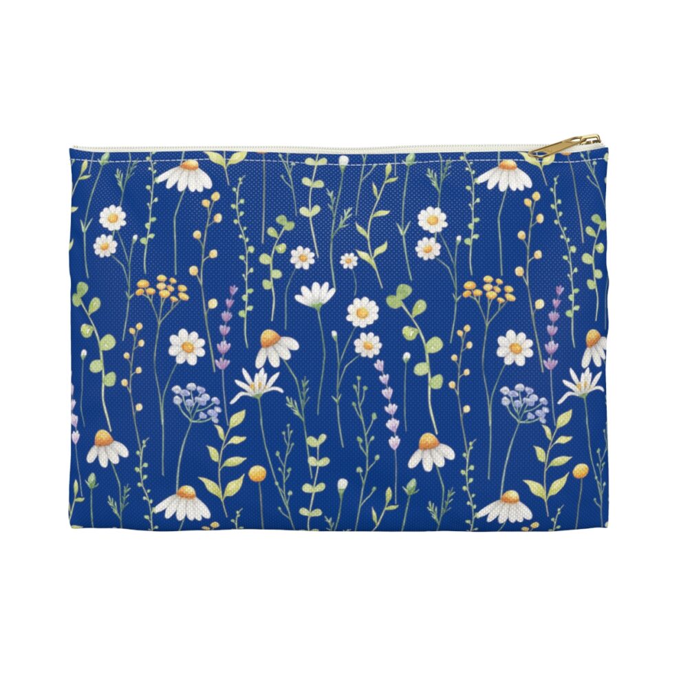 Daisy Floral Makeup Pouch