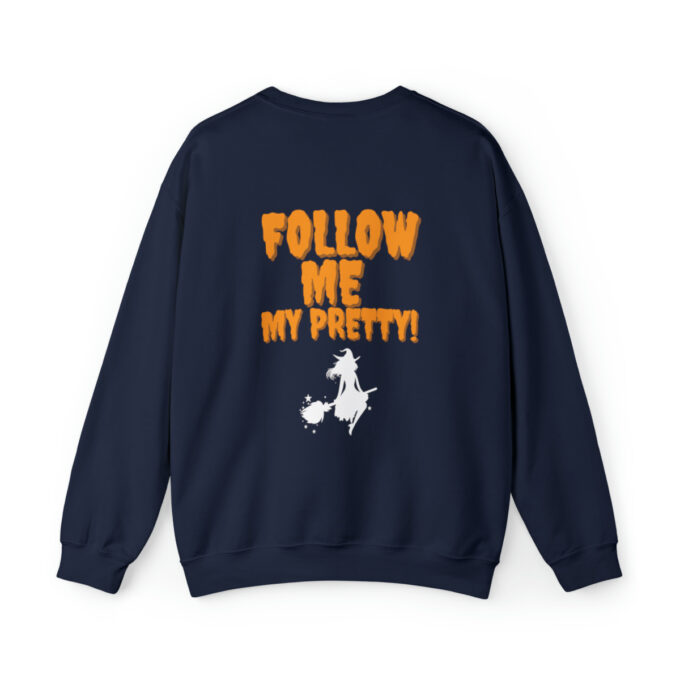 A sweatshirt that says follow me my pretty