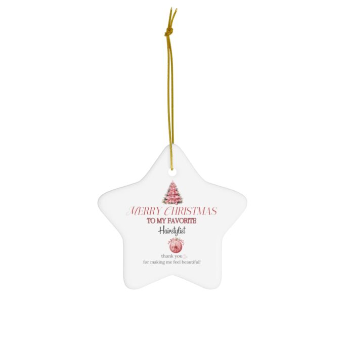 Hairstylist Christmas Ornament