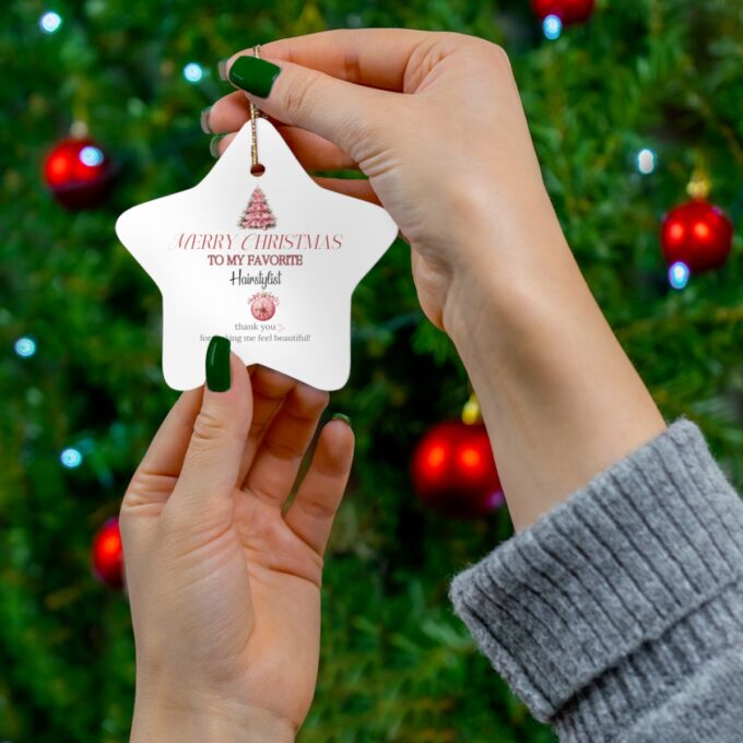 Hairstylist Christmas Ornament