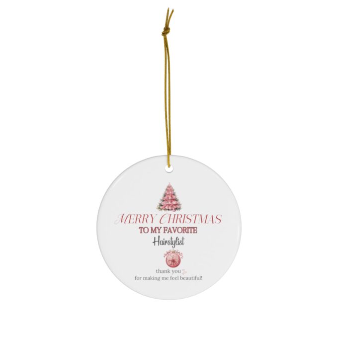 Hairstylist Christmas Ornament