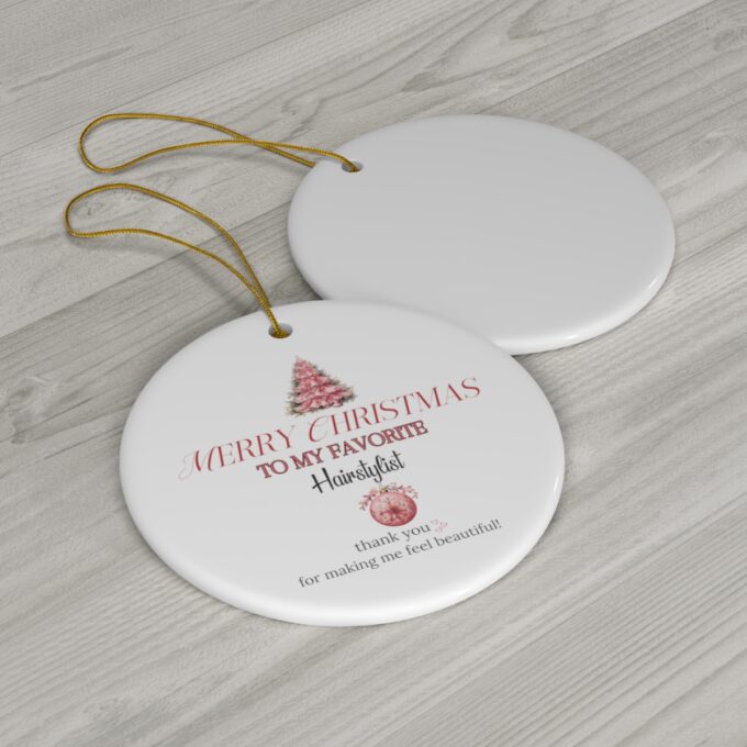 Hairstylist Christmas Ornament