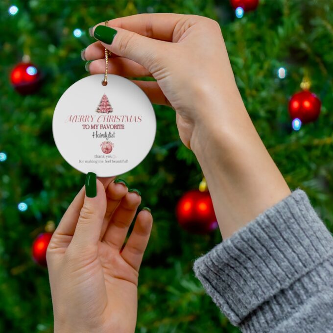 Hairstylist Christmas Ornament