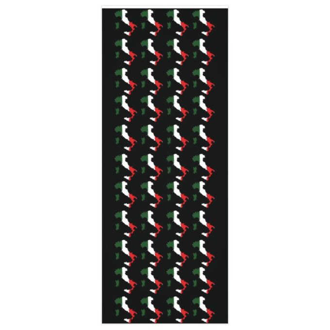 Italy Italian Flag Map Wrapping Paper