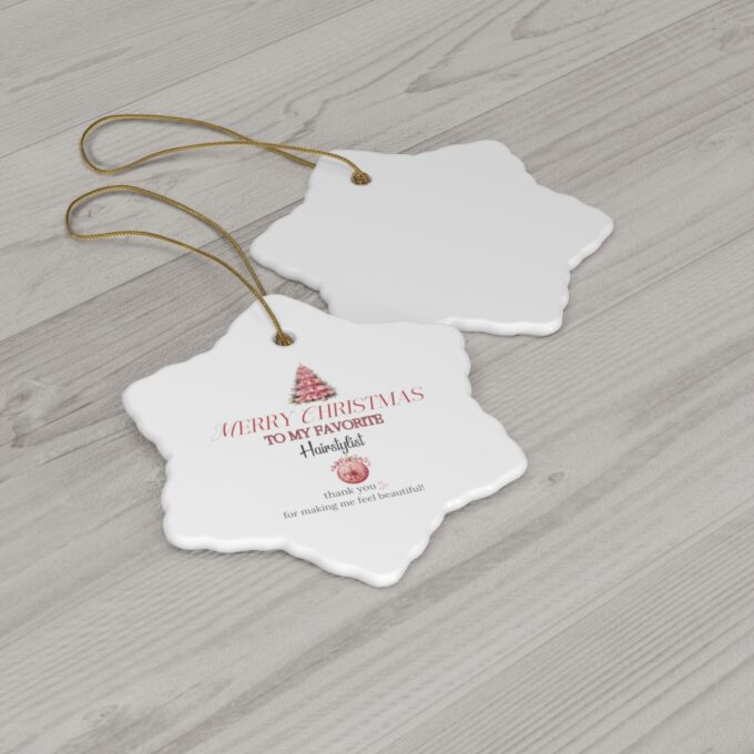 Hairstylist Christmas Ornament