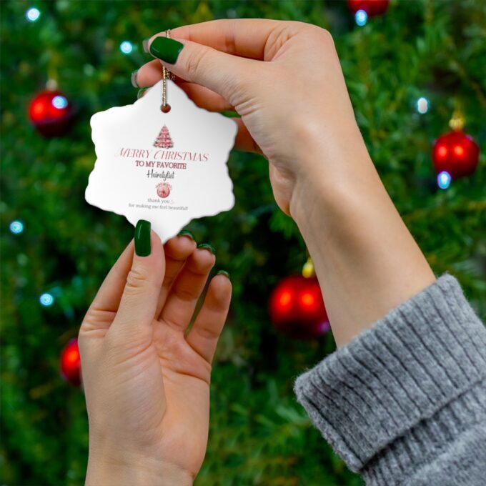 Hairstylist Christmas Ornament