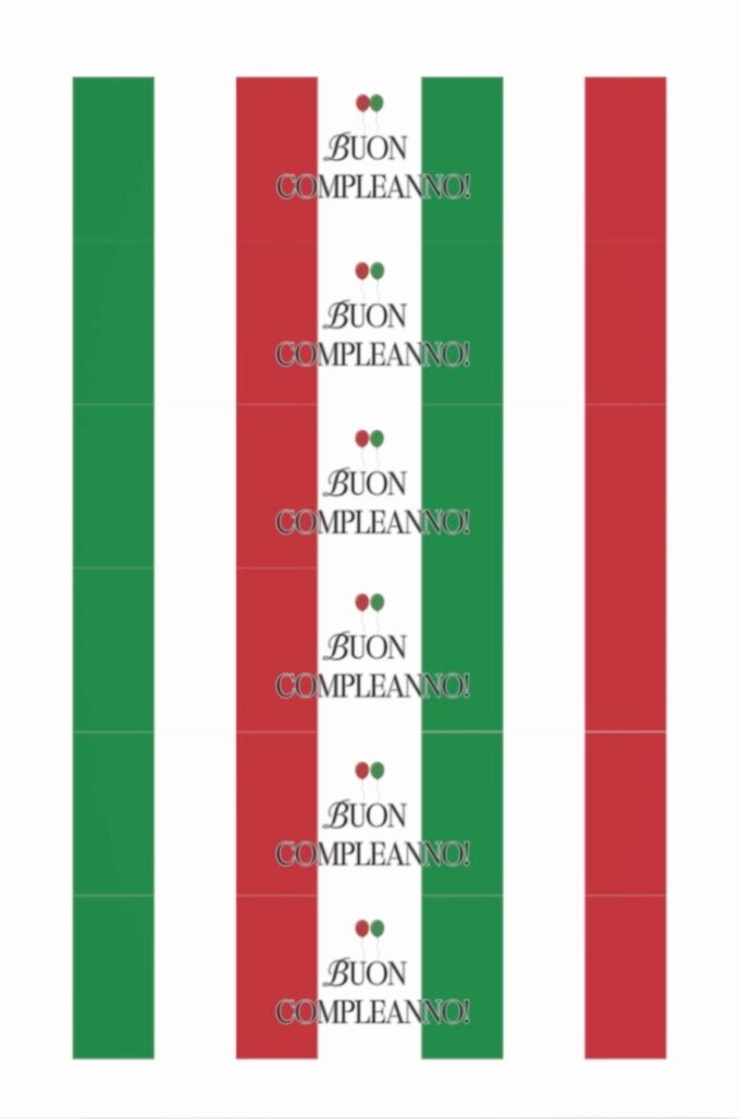 Buon Compleanno wrapping paper