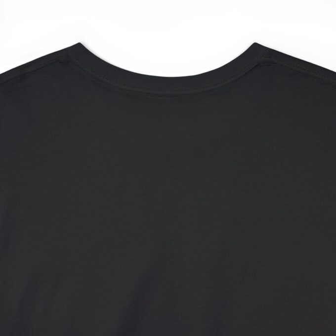 A black shirt with a white background