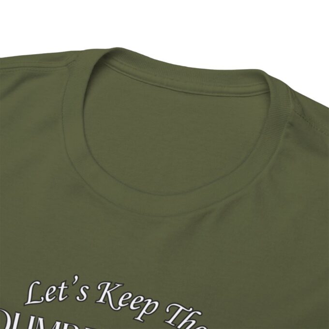 A close up of the words let 's keep this wild life alive on a shirt