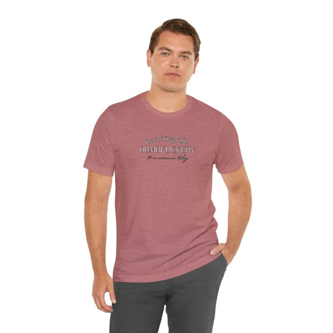 A man wearing a t-shirt with the word " detroit " on it.