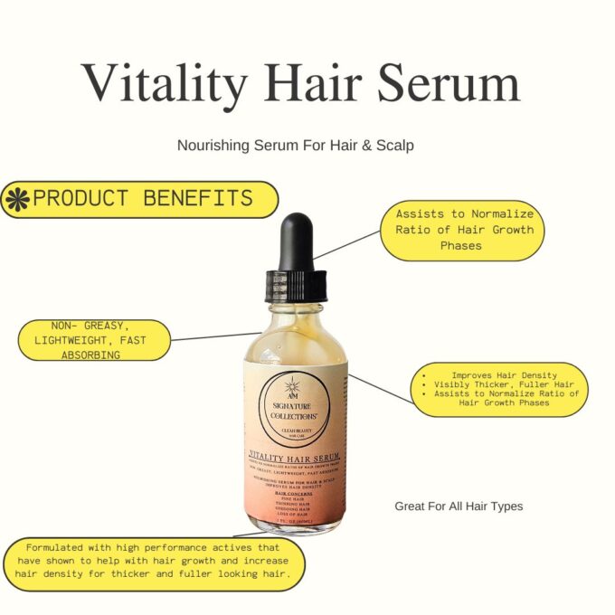 Vitality Hair Serum Product Benefits
